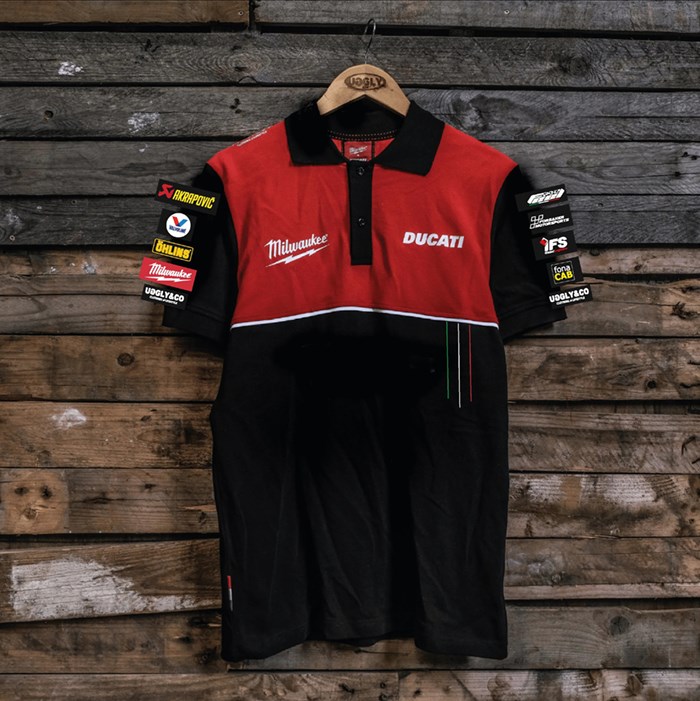 Milwaukee Ducati Team Polo - click to enlarge