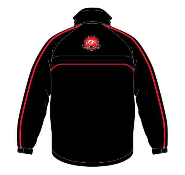 Lightweight Isle of Man TT Jacket Black/Red Piping : Isle of Man TT Shop