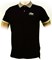 TT Polo Black with Green/White and Grey Edging