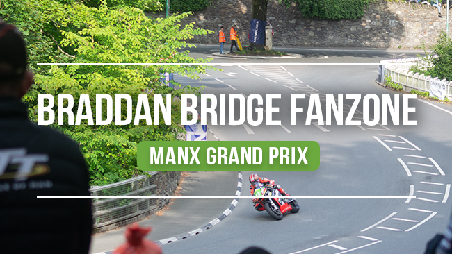 Braddan Bridge Fanzone Manx Grand Prix